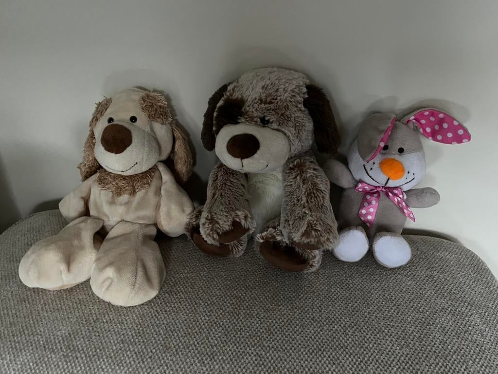 Lot de 3 peluches, Ophalen, Zo goed als nieuw