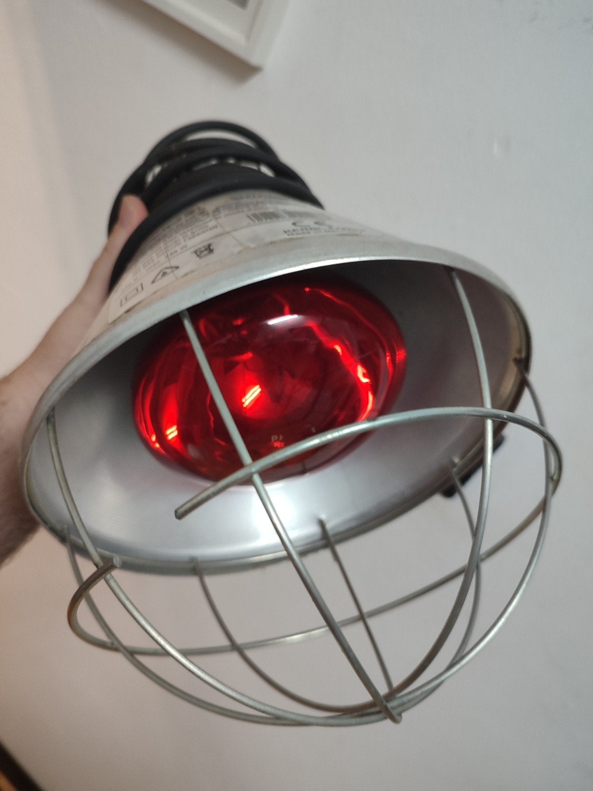 Lampe chauffante infrarouge, Ophalen, Zo goed als nieuw, Broedmachine