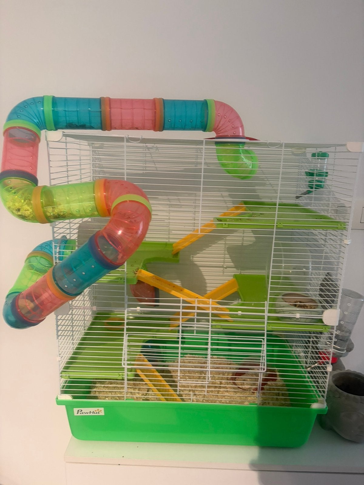 Cage a hamster plus l hamster, Animaux & Accessoires, Enlèvement, Comme neuf, Cage, Hamster