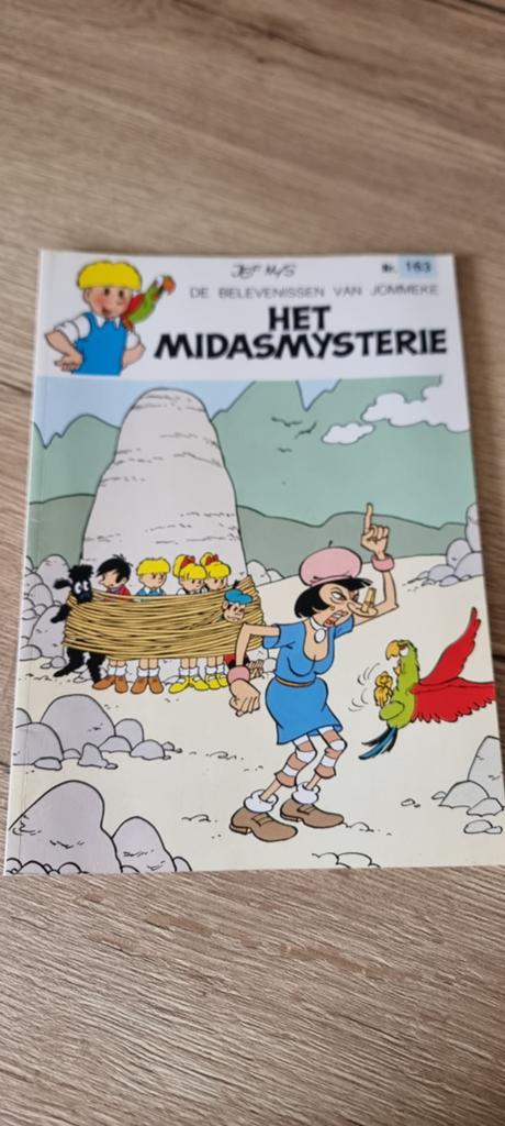 Strip Jommeke 163 - Het midasmysterie, Boeken, Eén stripboek, Ophalen of Verzenden, Zo goed als nieuw, Jeff Nys