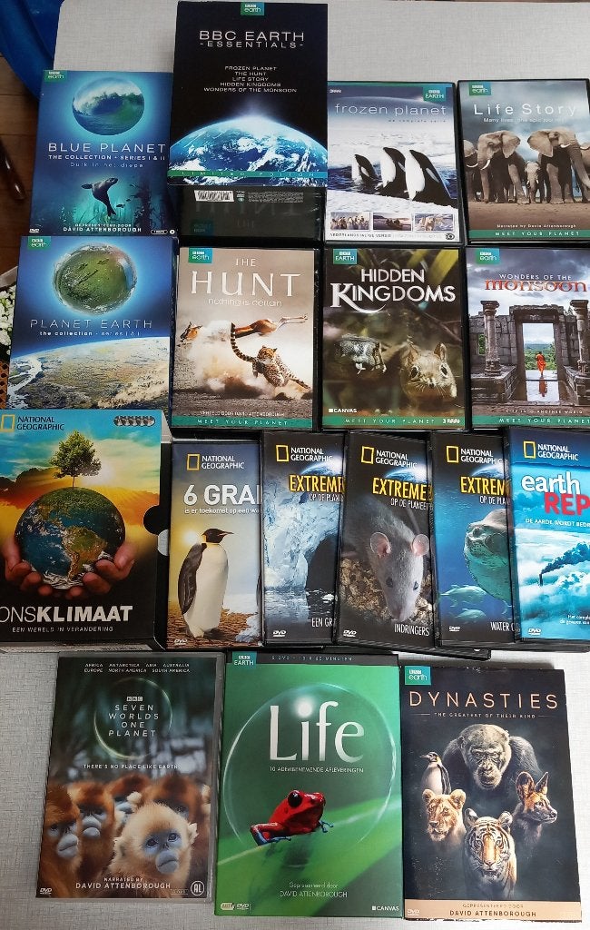 dvd documentaire BBC Earth/Nat Geo, CD & DVD, DVD | Documentaires & Films pédagogiques, Tous les âges, Coffret, Comme neuf, Enlèvement