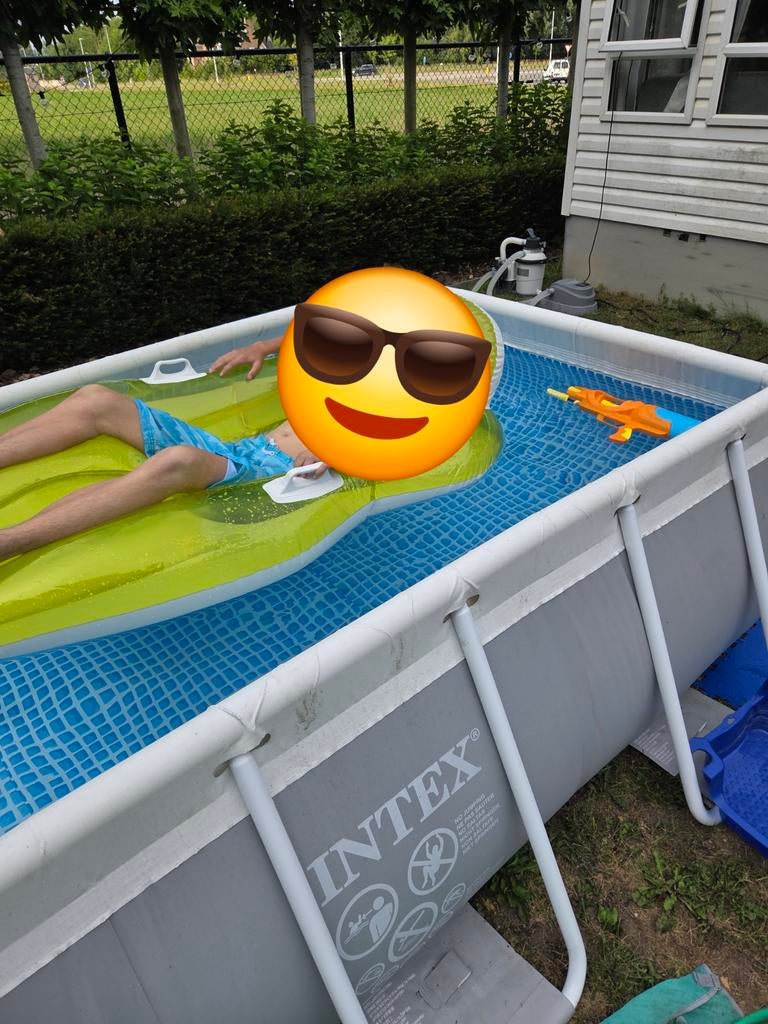 Intex zwembad, Ophalen