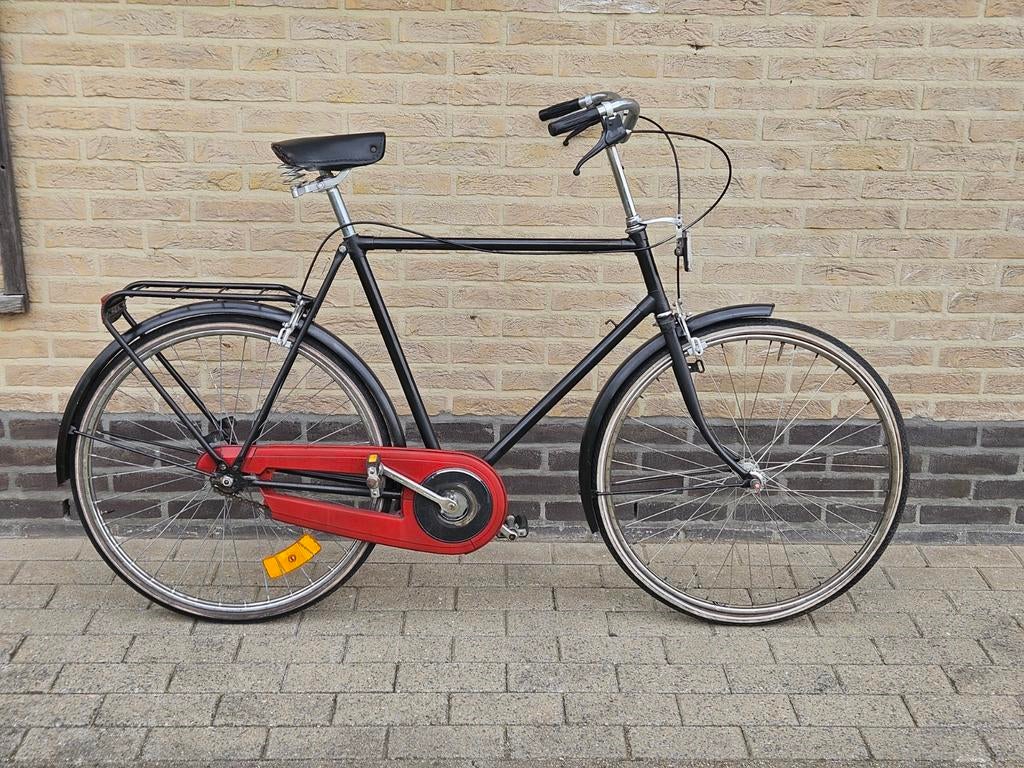 Herenfiets single speed, Ophalen, Gebruikt, Velgrem