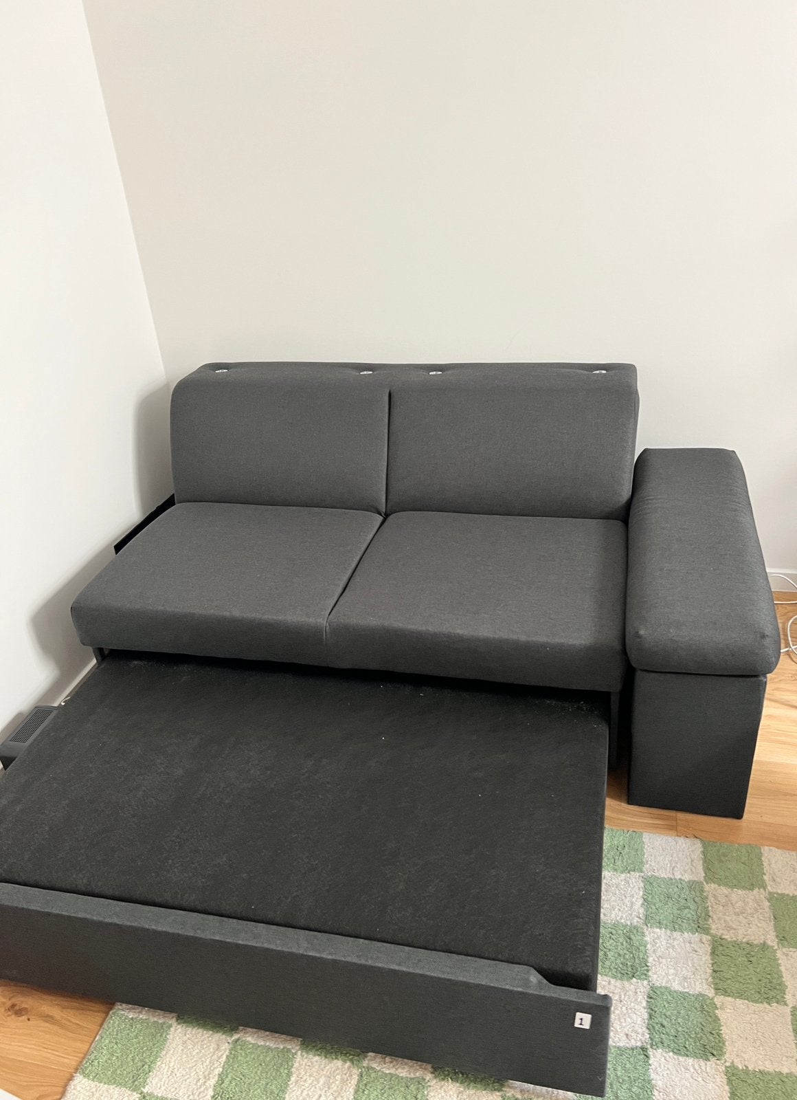 Tweezits slaapbank (uitschuifbaar), Ophalen, 90 cm, Nieuw, 190 cm of minder