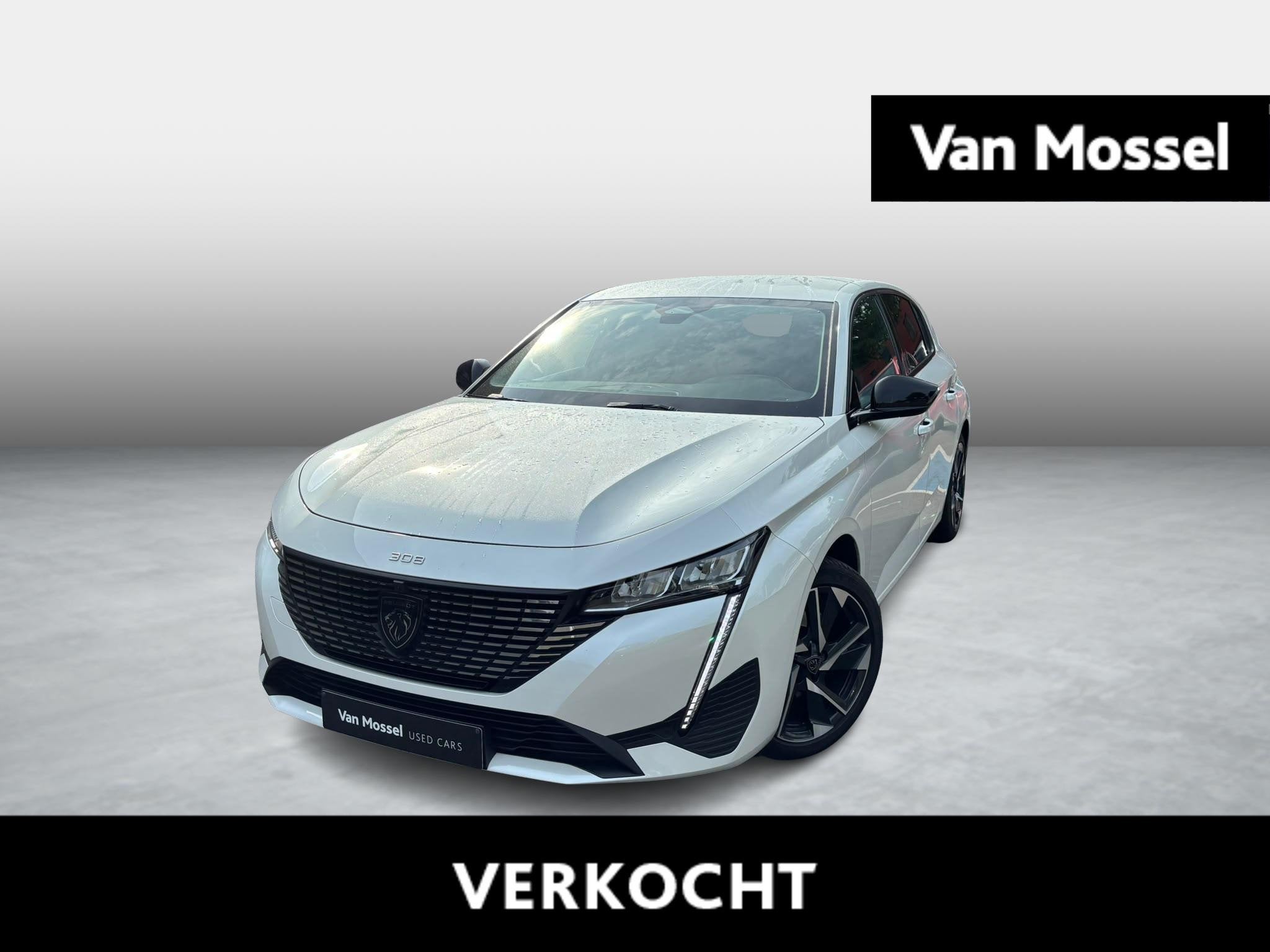Peugeot 308 1.2 PureTech 130 S&S EAT8 Allure, Auto's, Peugeot, Stof, Gebruikt, 680 kg, Wit