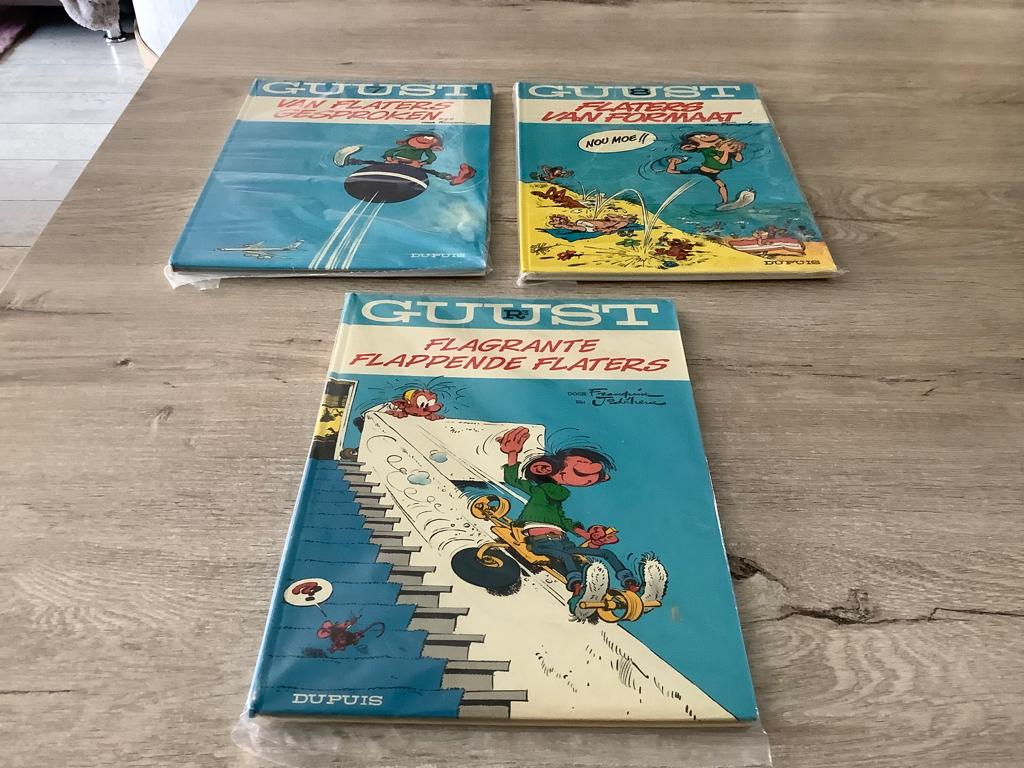 Guust Flater verschillende strips (1977-1985), Boeken, Stripverhalen, Gelezen, Meerdere stripboeken, Ophalen of Verzenden