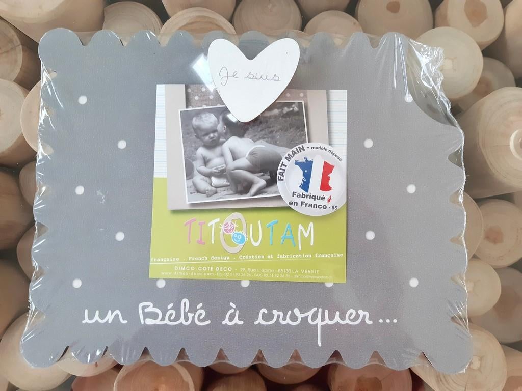 Mooie fotokader 'Je suis un bébé à croquer', Ophalen of Verzenden, Nieuw