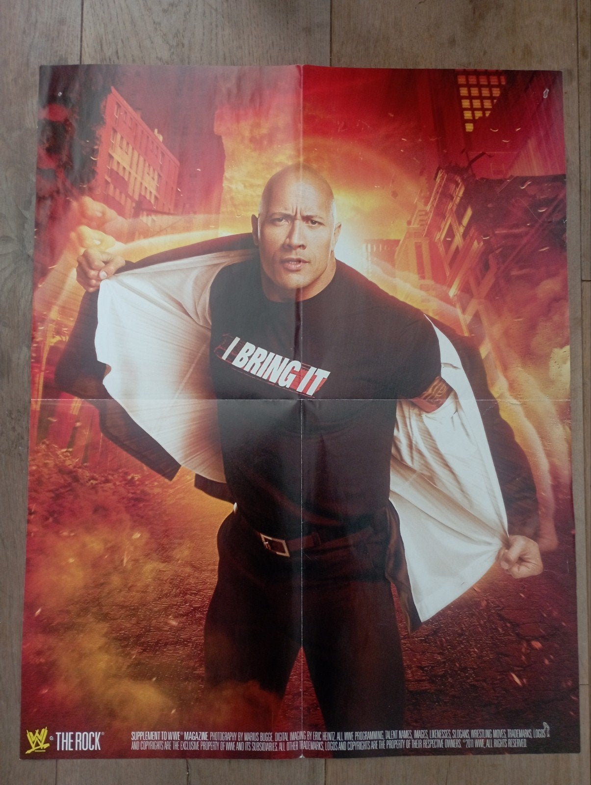 poster the rock, Ophalen of Verzenden