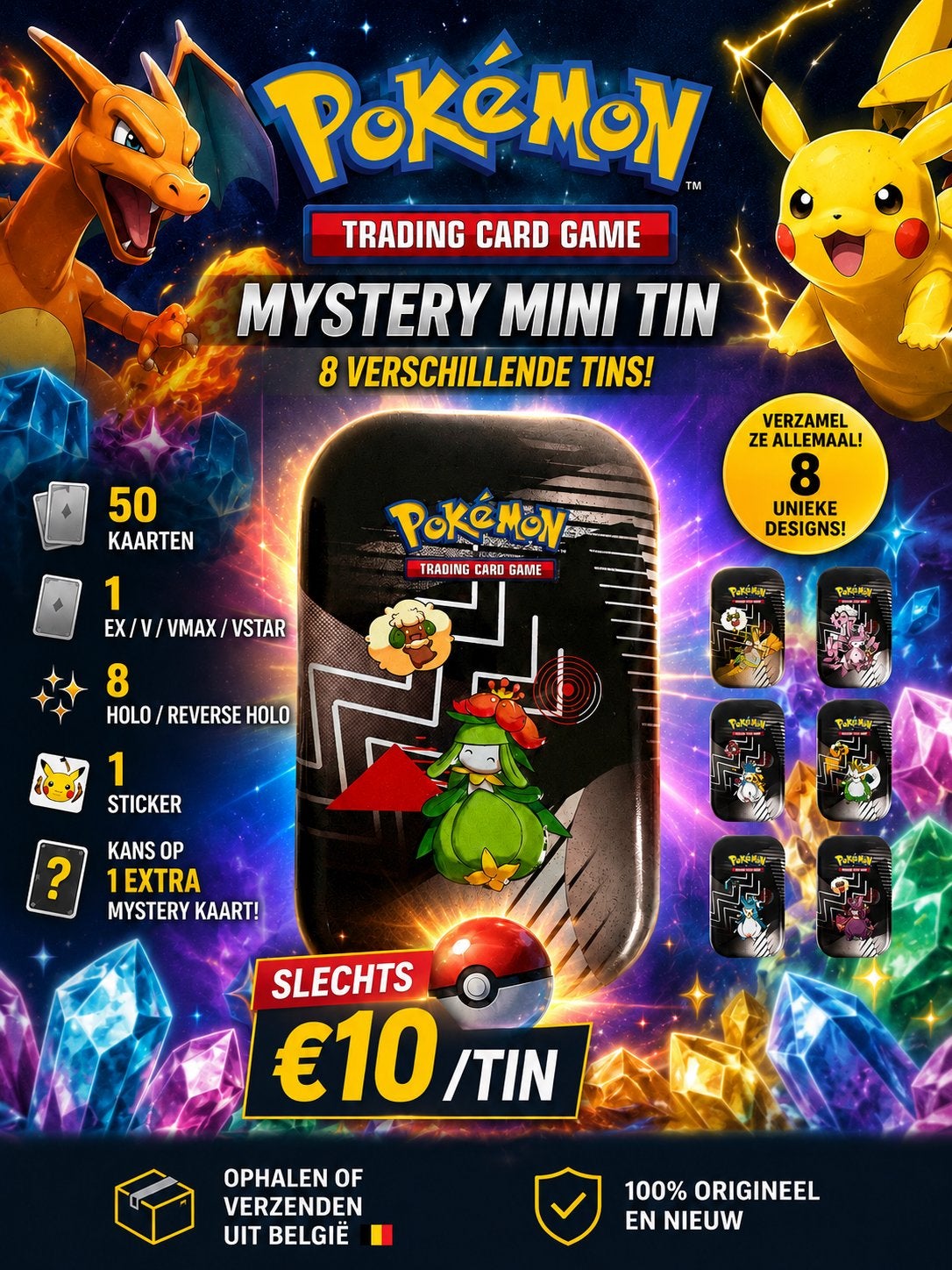 Pokémon Mini Mystery Tin, Ophalen of Verzenden