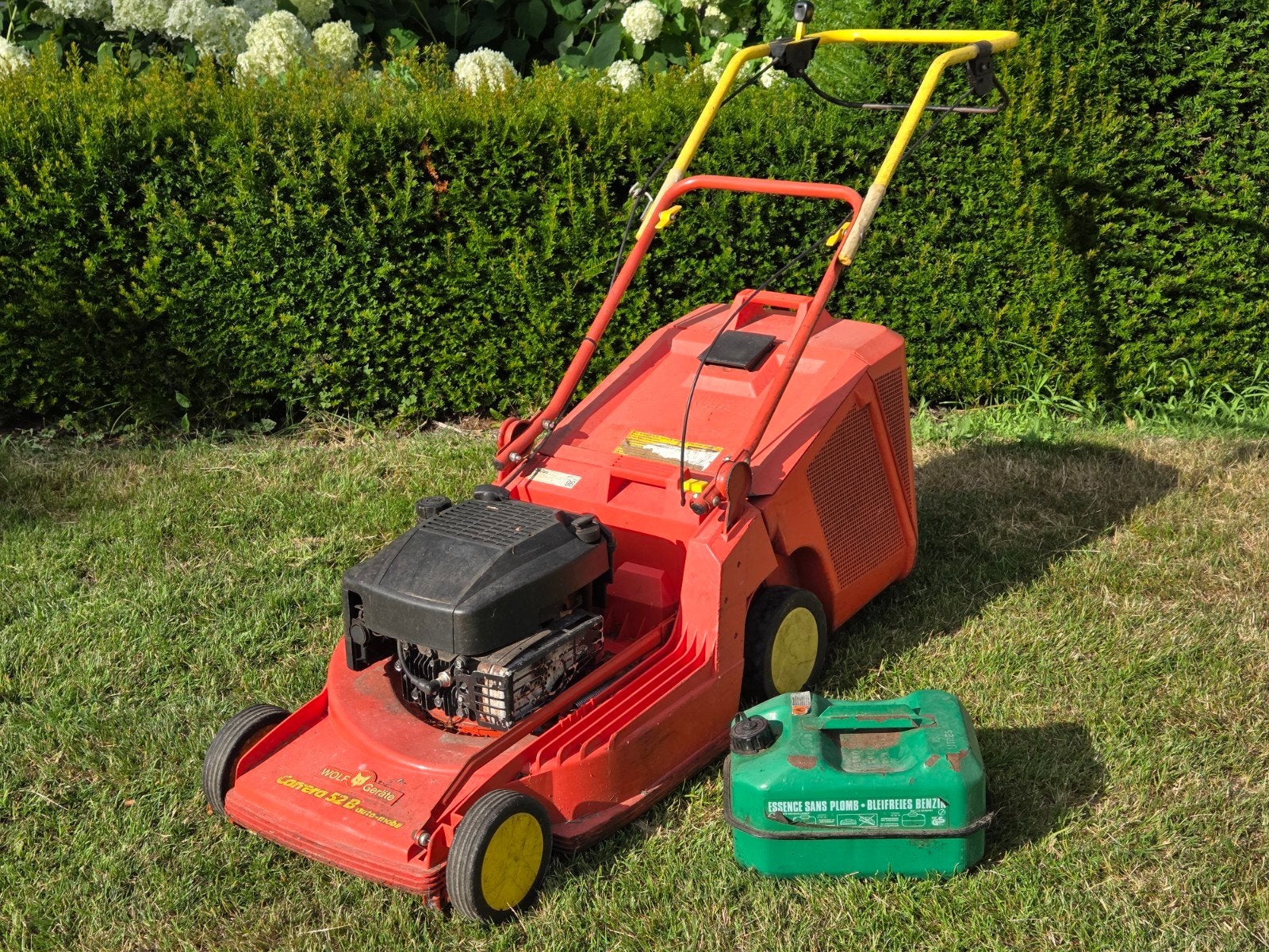 WOLF Geräte TA52GB zelftrekkende benzinegrasmaaier, Tuin en Terras, Ophalen, Opvangbak