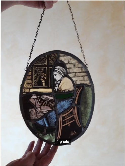 Médaillon en verre, Antiquités & Art, Enlèvement