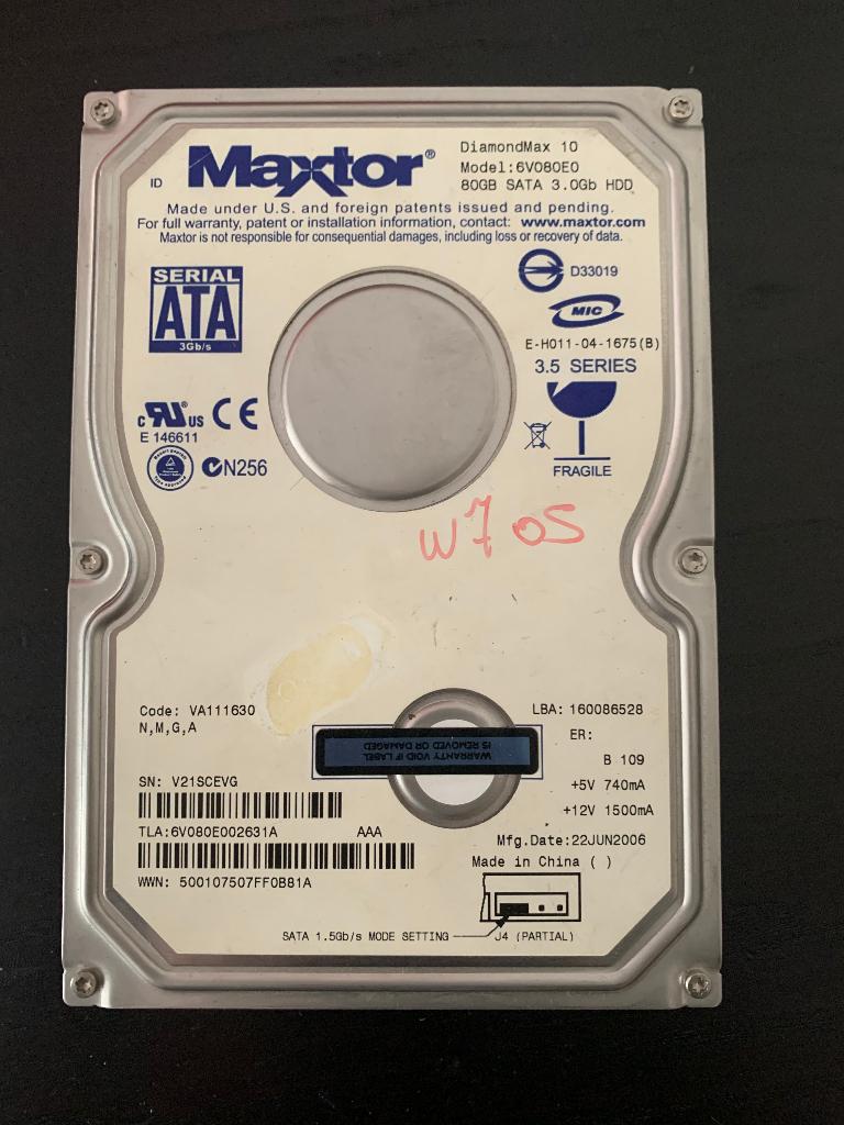 Disque dur Sata, Informatique & Logiciels, Enlèvement ou Envoi, Reconditionné, Interne, Desktop
