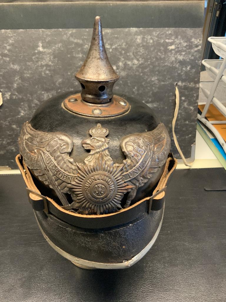 Pickelhaube, Ophalen of Verzenden, Landmacht, Helm of Baret
