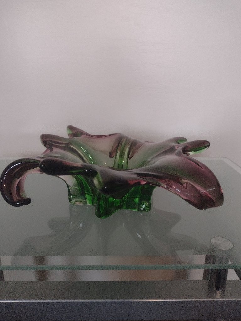 Vintage Murano glazen stervormige schaal, Antiek en Kunst, Ophalen