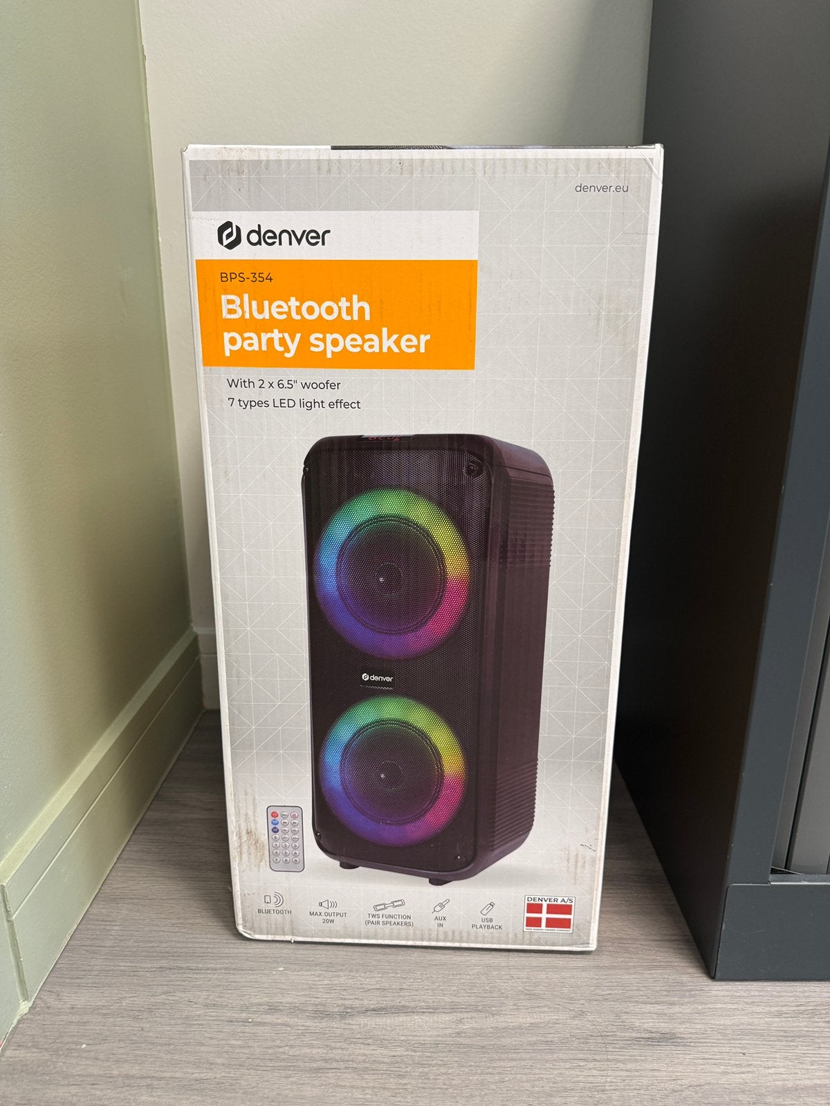 Denver Bluetooth party speaker, Audio, Tv en Foto, Luidsprekerboxen, Ophalen, Nieuw