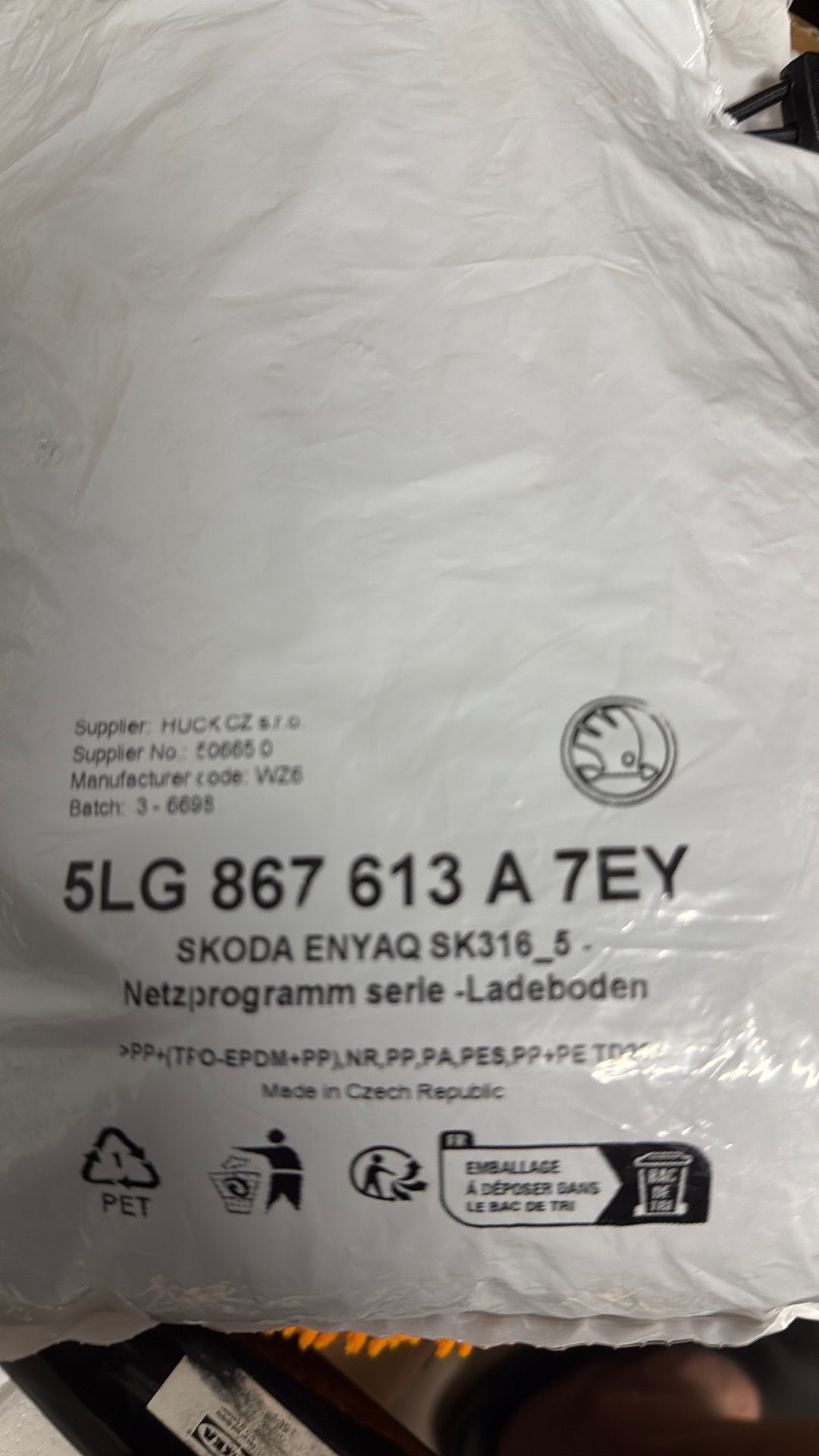 Filets à bagages Skoda Enyaq, Enlèvement, Neuf, Skoda