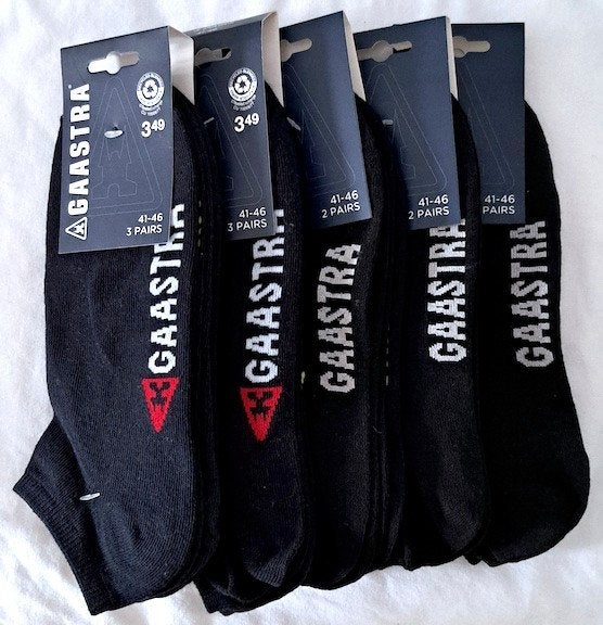 Nieuwe zwarte sokken Gaastra 5x3paar, Kleding | Heren, Gaastra, Zwart, Nieuw, Overige maten
