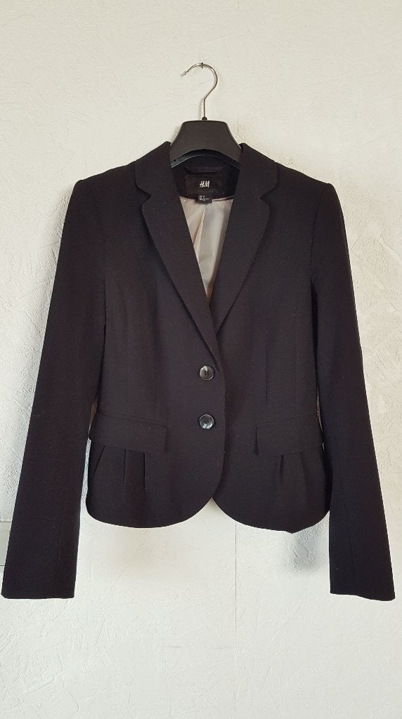 Blaser blazer noir veste taille 36 ou S, Ophalen of Verzenden, Gedragen, Maat 36 (S), Zwart