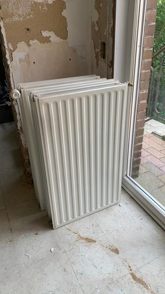 Radiator 2x 60x17x99, Doe-het-zelf en Bouw, Ophalen, Gebruikt, Radiator