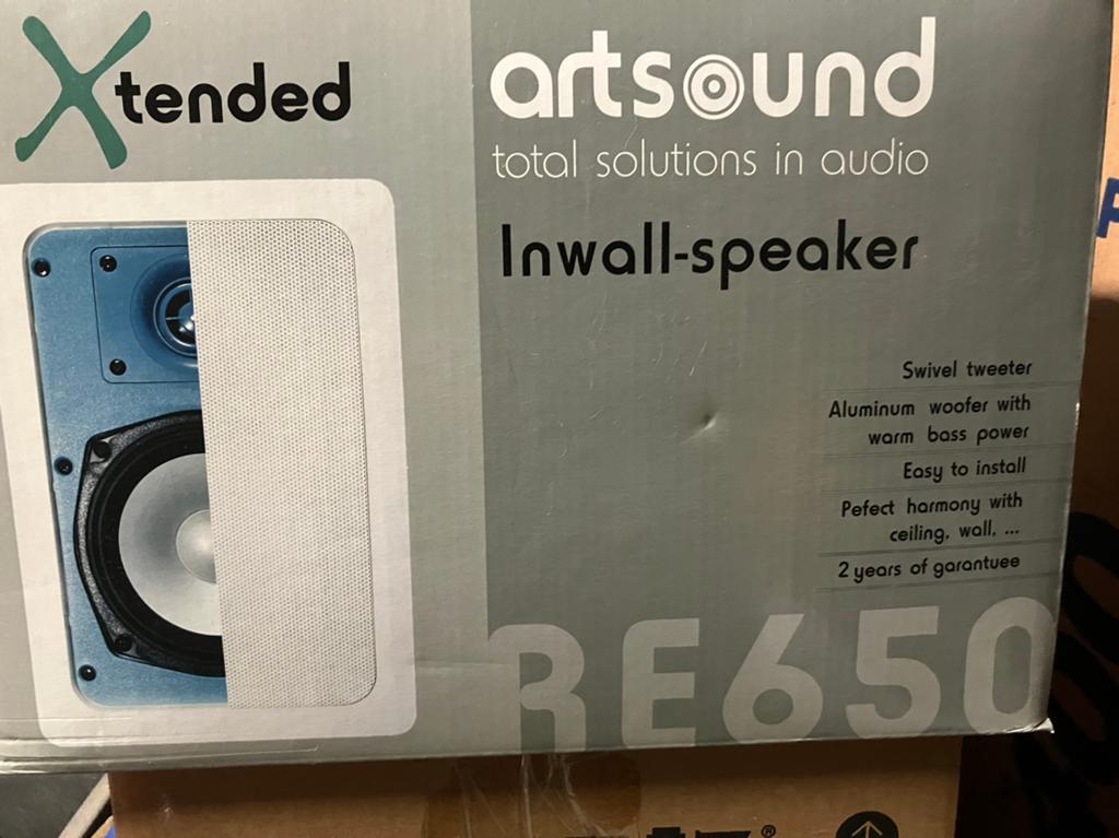 NIEUW : ARTSOUND inbouwspeaker RE650, Audio, Tv en Foto, Luidsprekerboxen, Nieuw, Ophalen