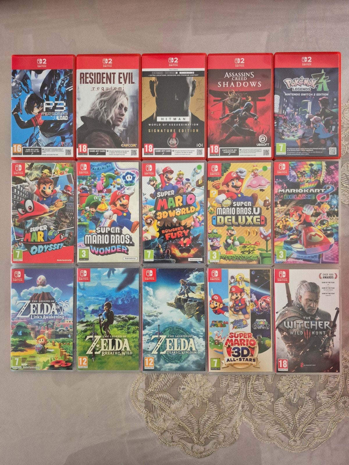Verschillende Switch games., Ophalen