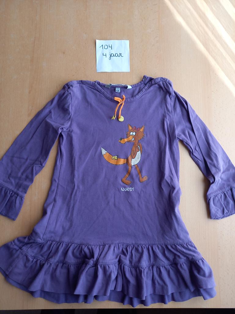 Nieuwstaat pyama Woody maat 104 meisje, Kinderen en Baby's, Nacht- of Onderkleding, Meisje, Ophalen of Verzenden, Zo goed als nieuw