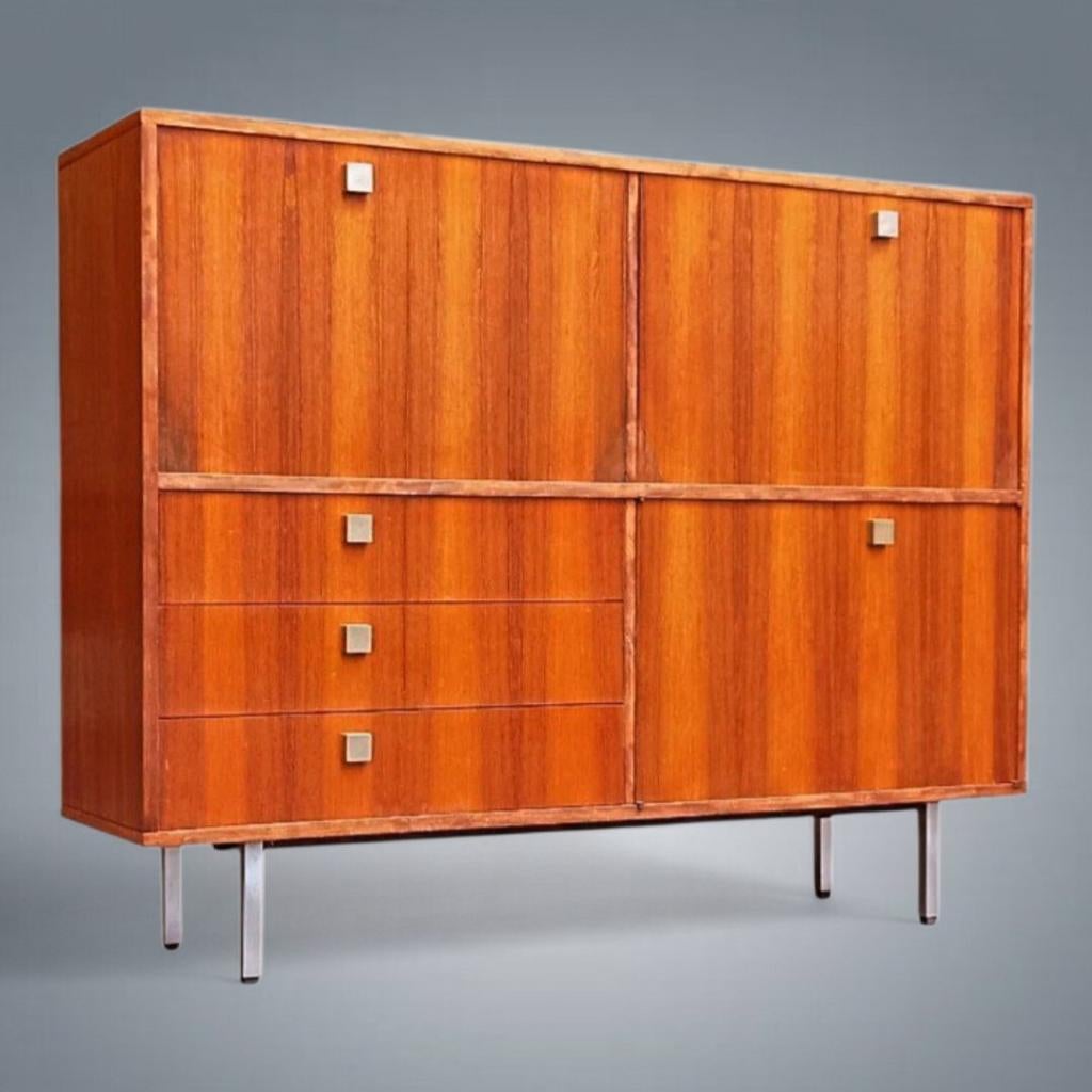 Dressoir Vintage Secretary Bar Alfred Hendrickx 1960's, Antiek en Kunst, Ophalen