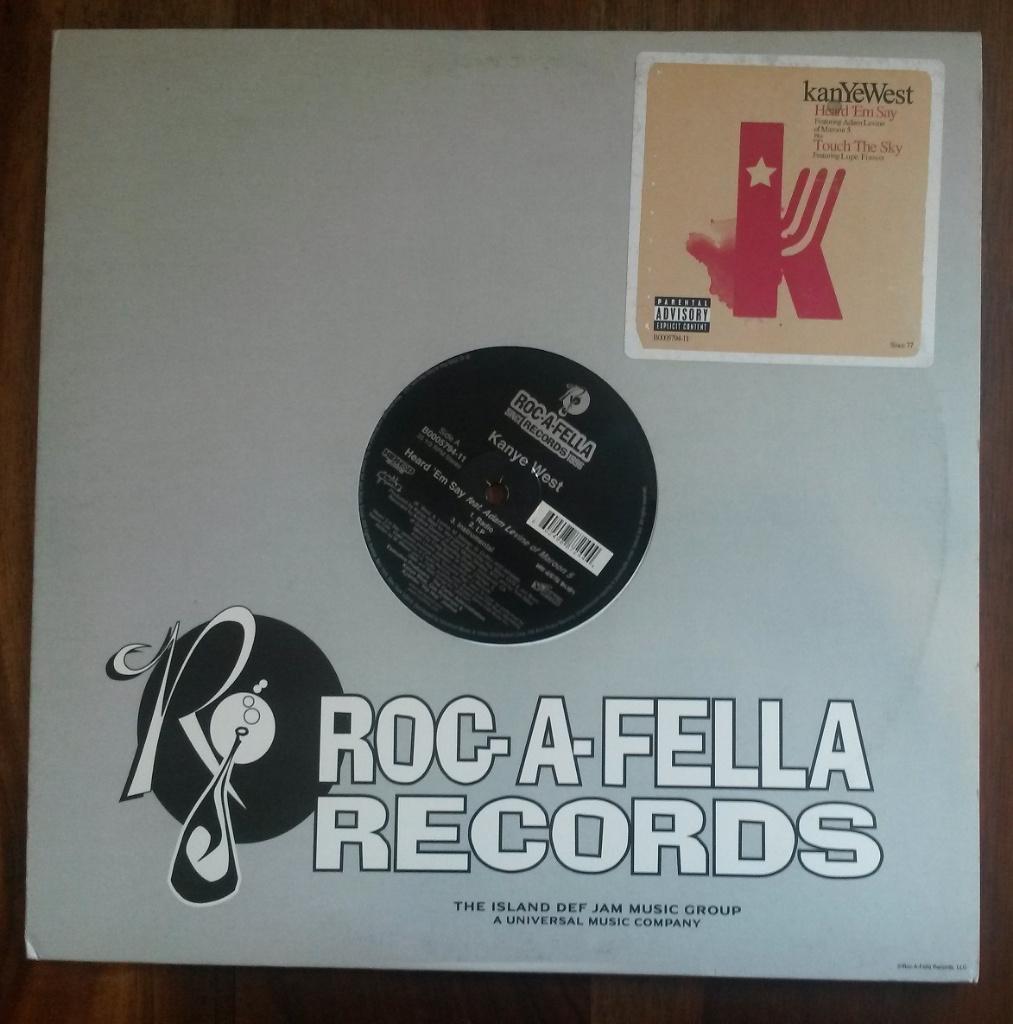 Vinyl 12" Kanye West "Heard 'Em Say" EP Hip Hop Rap US, 12 pouces, Comme neuf, EP, 2000 à nos jours