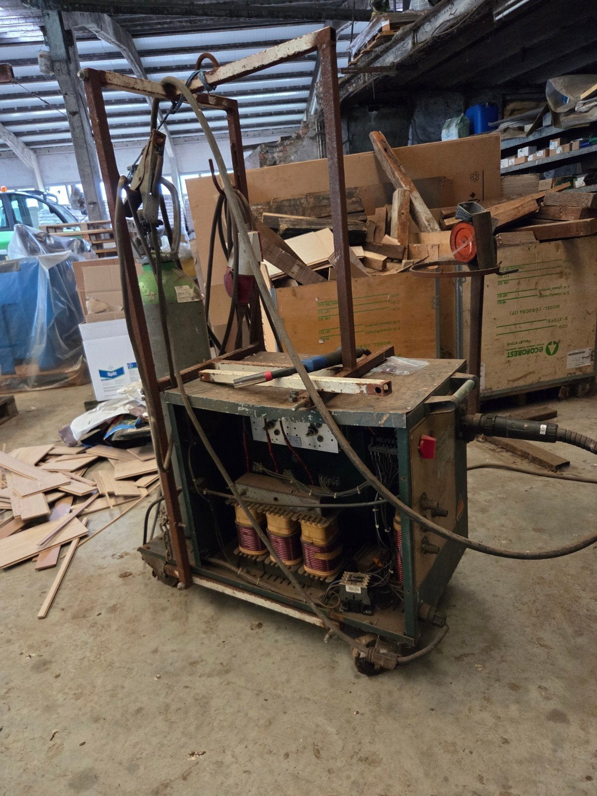 mig mag halfautomaat, Enlèvement, 150 à 250 ampères, CO2