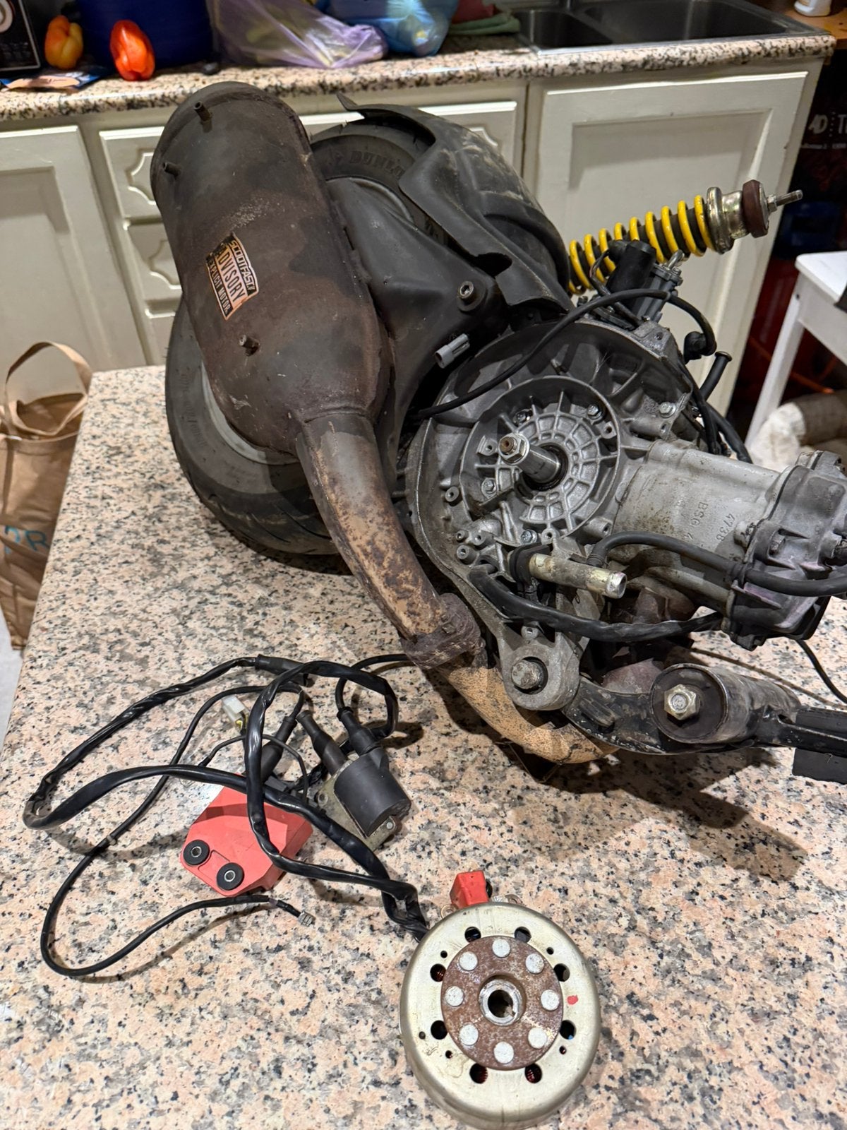 Piaggio 150lc blok, Fietsen en Brommers, Ophalen of Verzenden, Zo goed als nieuw, Blok, Piaggio