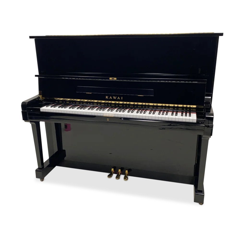 Kawai BS-40 Tweedehands/Gereviseerde Piano, Ophalen, Zwart, Piano, Hoogglans