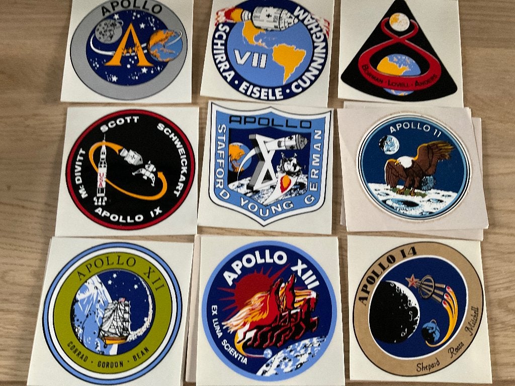 Stickers Missions Apollo, Enlèvement ou Envoi, Comme neuf, Autres types
