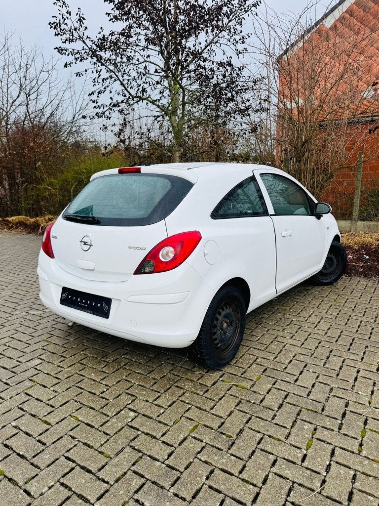 Opel Corsa -2008/122.000km/Benzine/Euro 5 - Gekeurd, Euro 5, Stof, Wit, Bedrijf