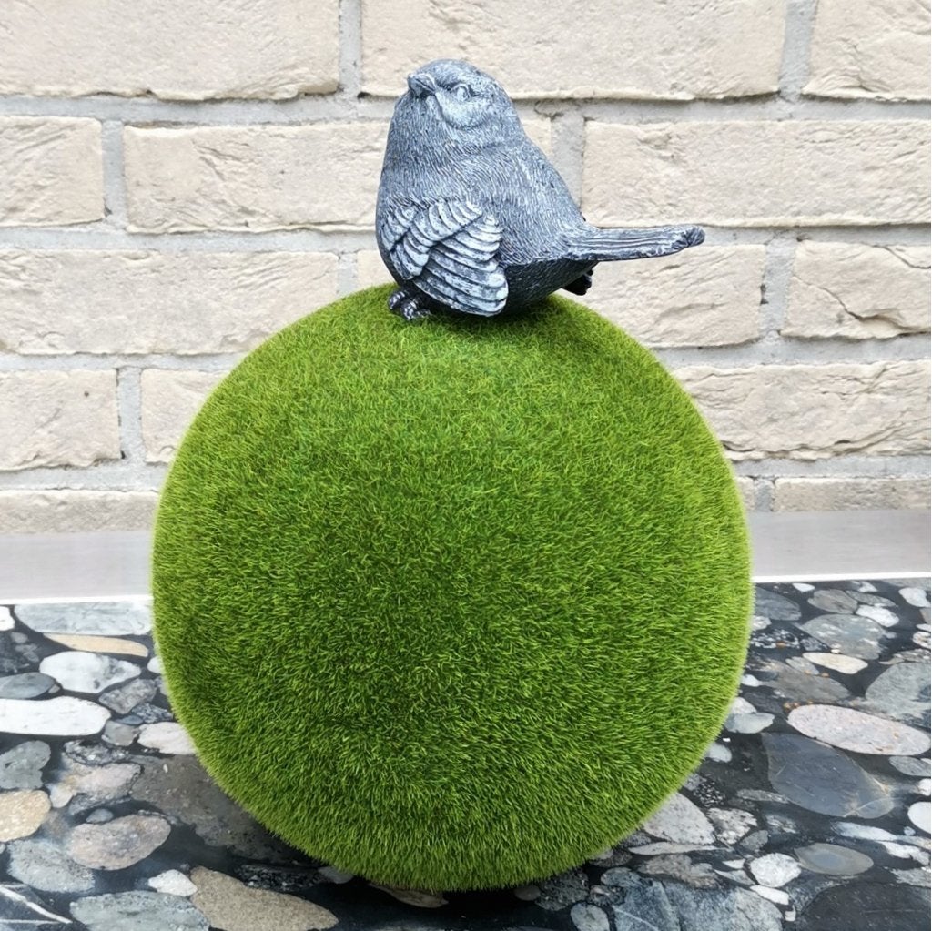 Beeld: Div. Vogels / Dieren - Uil en/of Vogel op grasbol, Niet ingevuld, Nieuw, Niet ingevuld, Niet ingevuld
