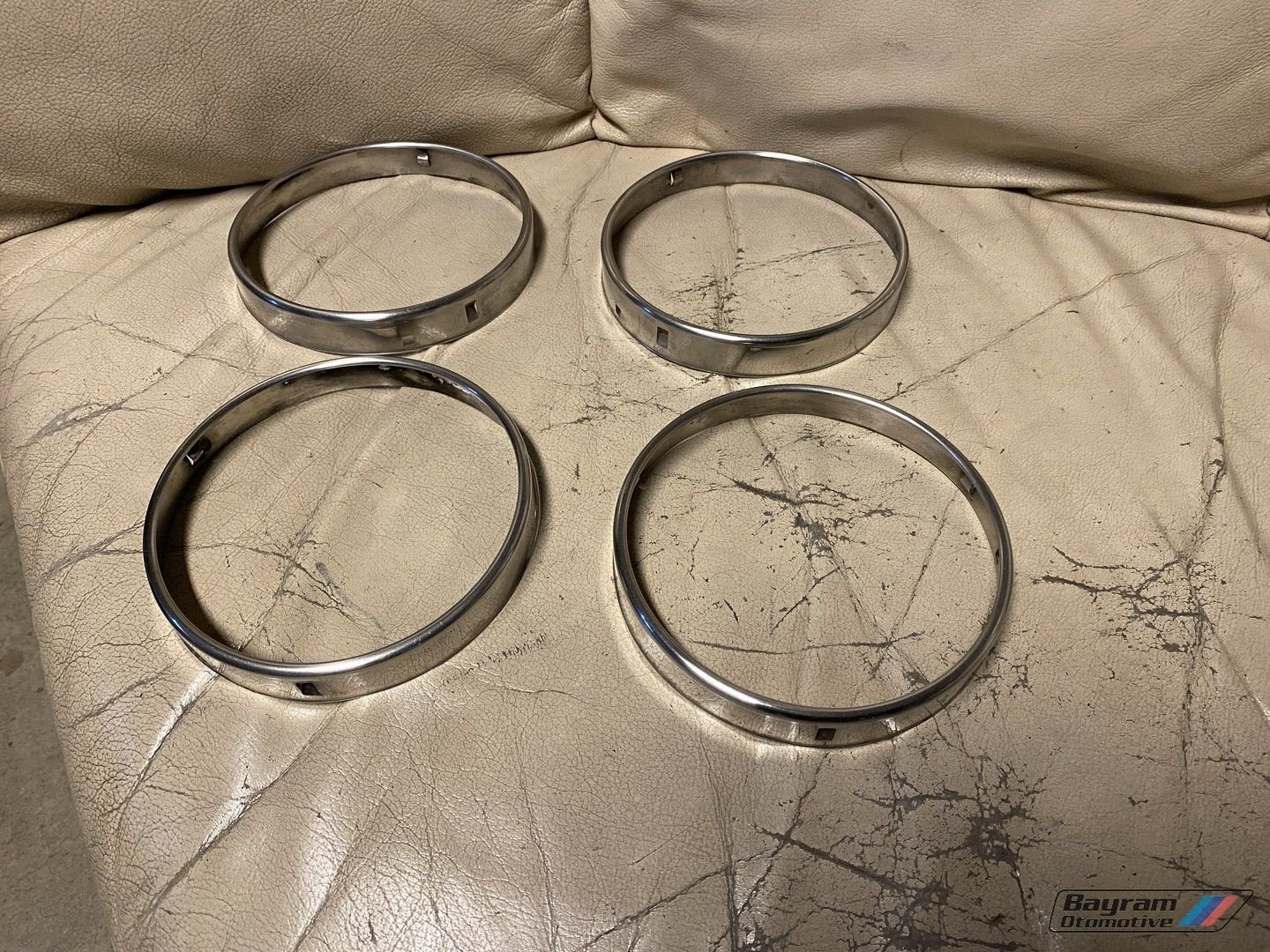 Bmw chromen koplampringen E30 E34 E32 koplamp 5-serie 8-seri, Auto-onderdelen, Gebruikt, -, -, Ophalen of Verzenden