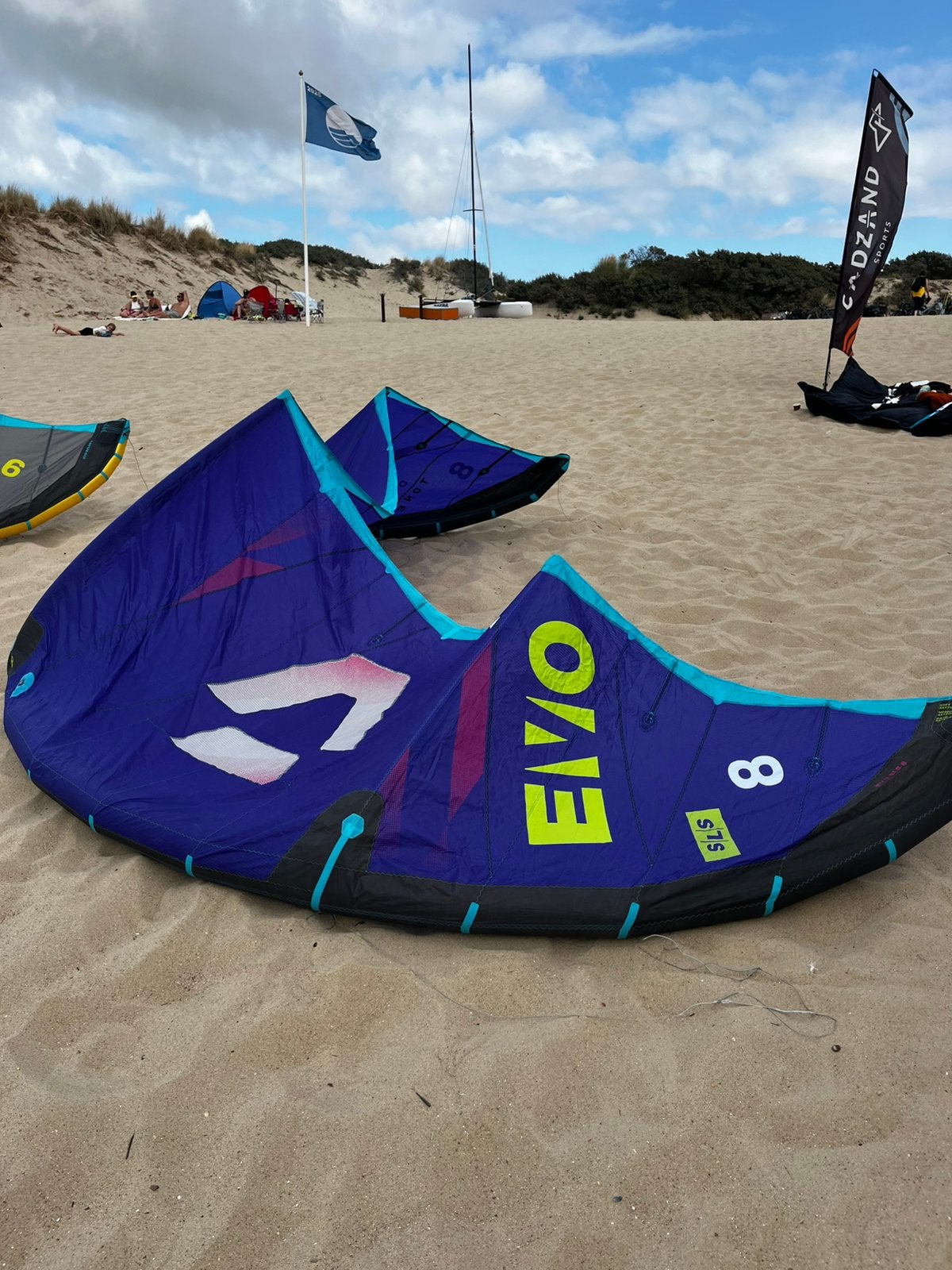 Duotone Evo SLS 8m - 2025, Watersport en Boten, Kitesurfen, Gebruikt, Kite, 8 m², Ophalen of Verzenden