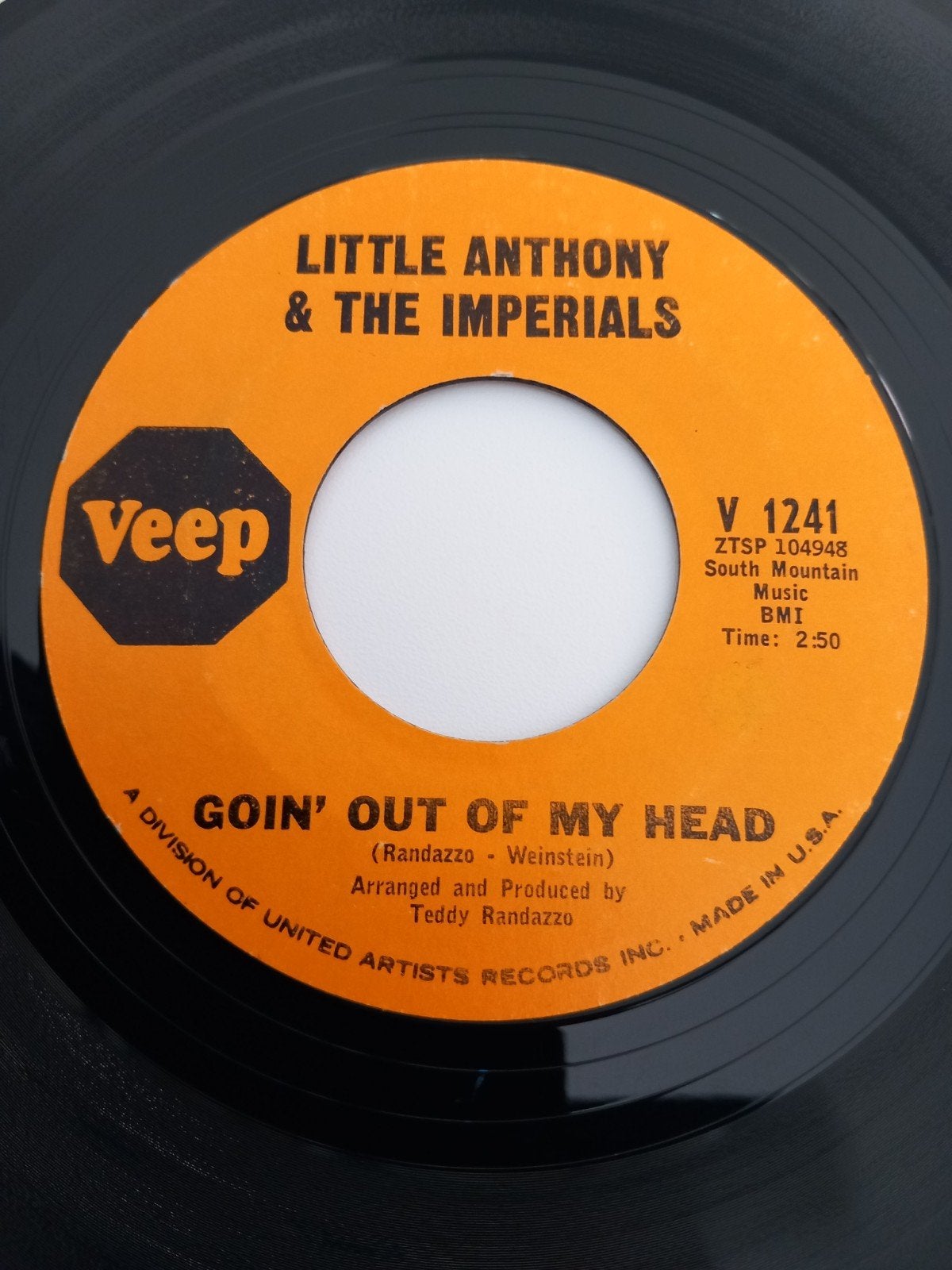LITTLE ANTHONY & THE IMPERIALS. OLDIES 60S USA 45T