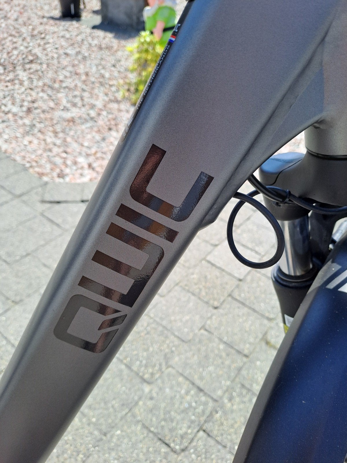 Electriche fiets., Ophalen
