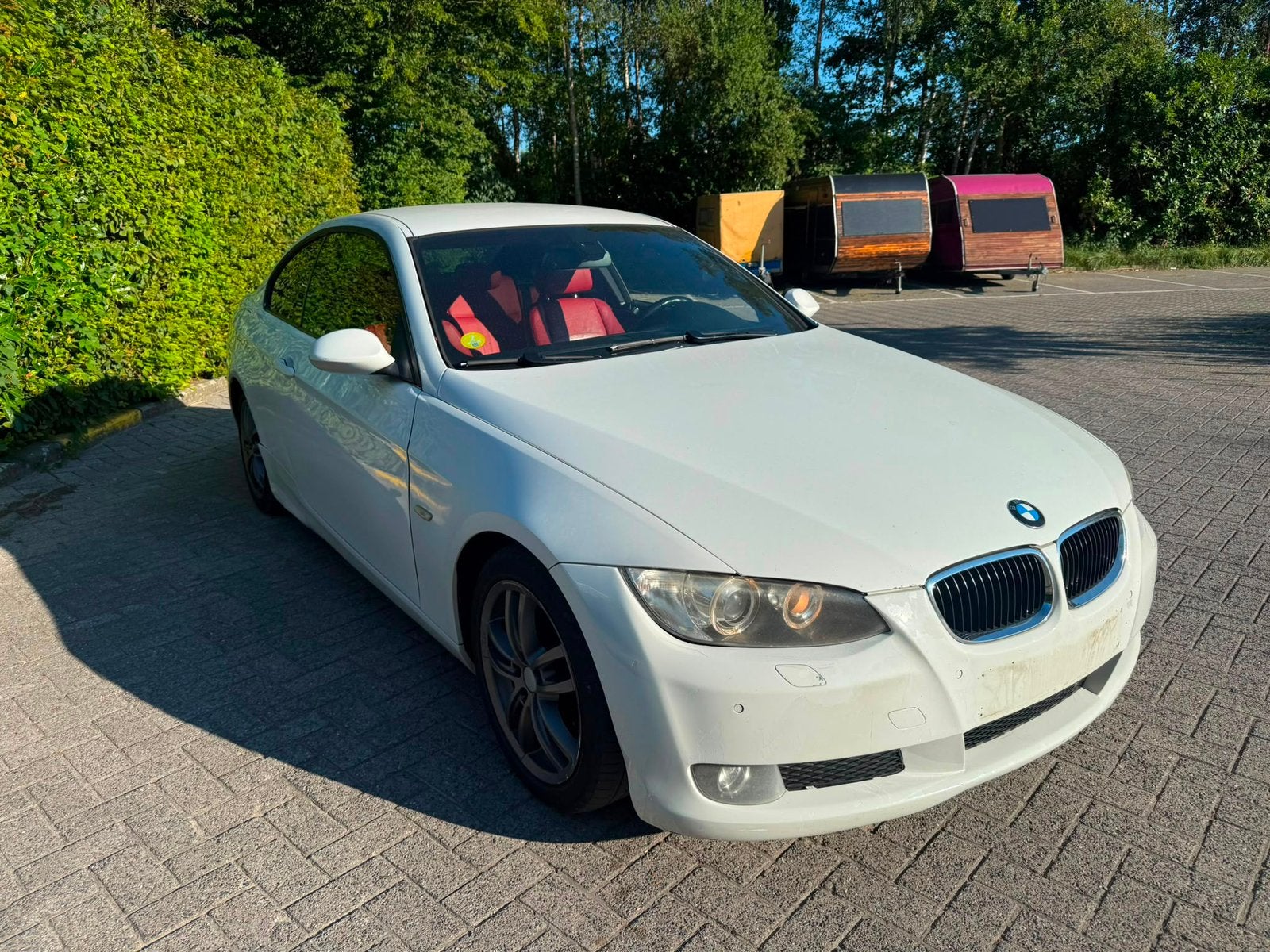 BMW 320D Coupé - Sportline - Red Interior - Euro 5 Motor ok, Autos, Euro 5, Achat, Cruise Control, Entreprise