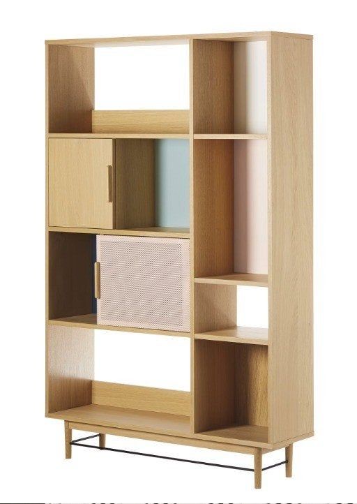 Bibliothèque WORKSHOP Maisons du Monde, Maison & Meubles, Avec porte(s), 100 à 150 cm, Utilisé, 25 à 50 cm