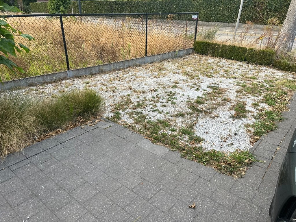Wit grind en grindmatten, Tuin en Terras, Ophalen, Gebruikt, Wit, Grind