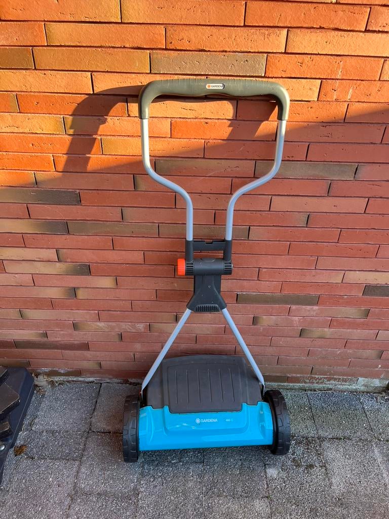 Gardena duwmaaier, Tuin en Terras, Kooimesmaaier, Ophalen, Gebruikt, Handgrasmaaier