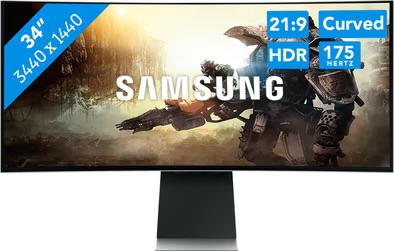 Samsung 34 inch oled 0.03ms 175hz met remote, Informatique & Logiciels, Moniteurs, Enlèvement, Comme neuf, Gaming