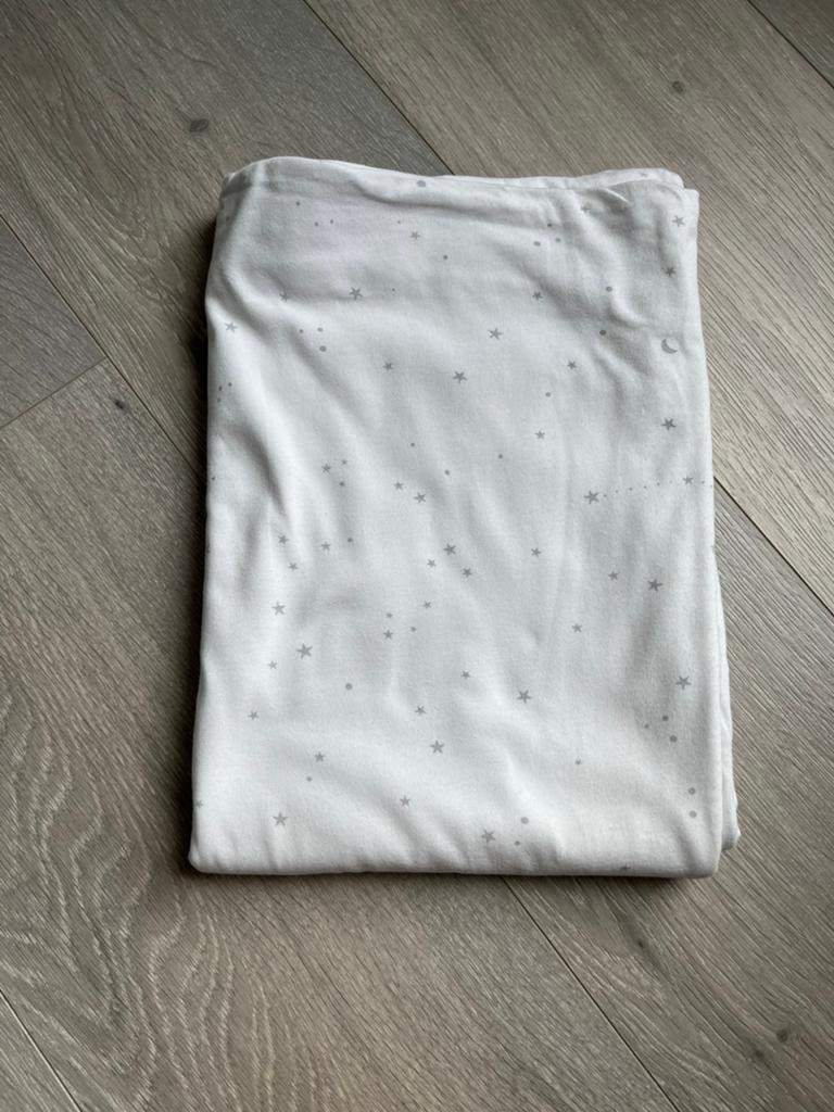 Donsovertrek Bemini babybed, Enfants & Bébés, Enlèvement, Comme neuf, Blanc