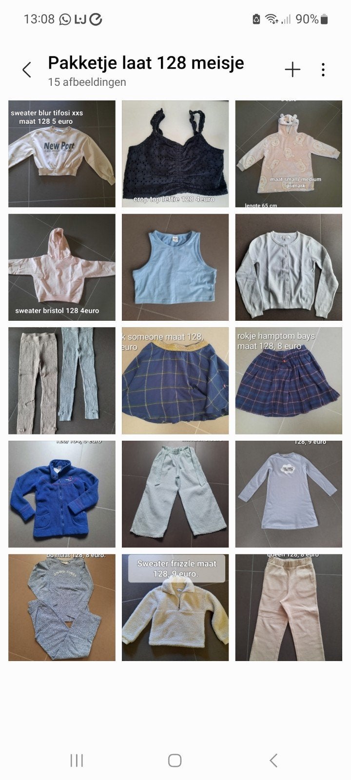 pakket meisjeskledij maat 128, Kleding | Dames, Ophalen