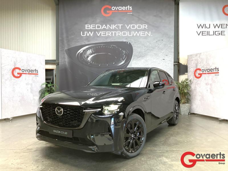 Mazda CX-60 2026 Mazda CX-60 5WGN 2.5L e-SKYACTIV PHEV 327ps, Automaat, 328 pk, Zwart, Bedrijf