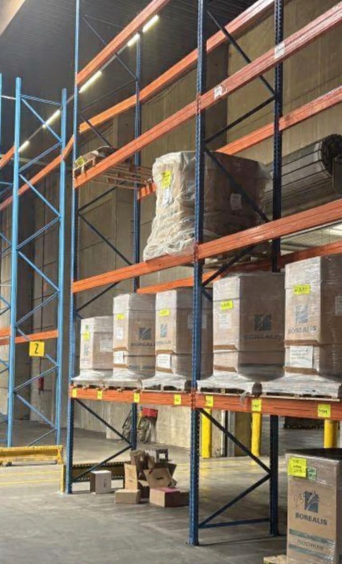 Palletstelling 3,6 m liggers merk Stow, Ophalen