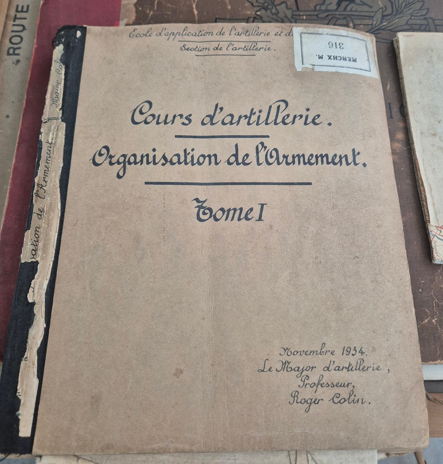 Manuel d'artillerie, Enlèvement ou Envoi