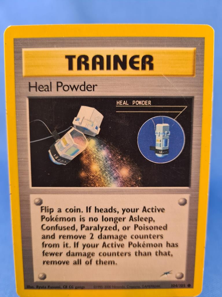 Heal Powder 104/105 - Neo Destiny, Hobby en Vrije tijd, Verzamelkaartspellen | Pokémon, Verzenden, Gebruikt