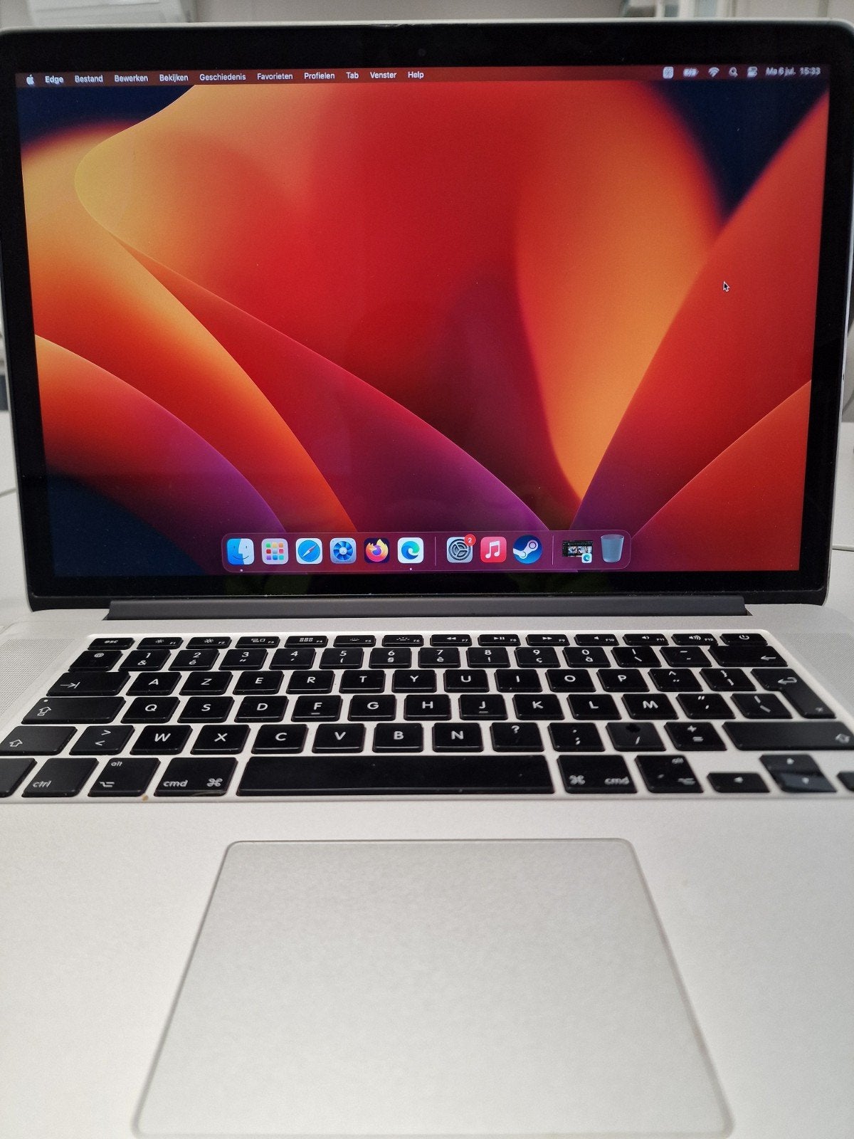 Macbook pro 15 inch, Informatique & Logiciels, Enlèvement, 15 pouces, MacBook